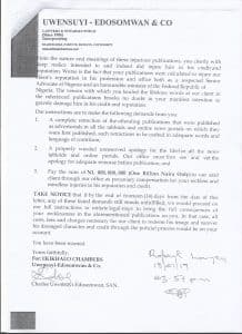 Alleged $600 diversion: Fashola defends integrity, gives Adesanya 14-day ultimatum to retract offending publication or face legal action