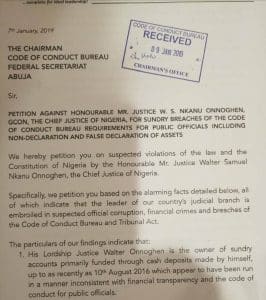 Onnoghen: Court orders service of processes on CCT chairman