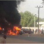 10 vehicles burnt as hoodlums attack APC governorship candidate’s convoy in Taraba