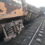 Train loaded with water pipes derails in Kaduna