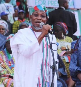 Ogun APC governorship candidate: Amosun, Oshiomhole, Aregbesola re-enact rivalry as youths protest imposition of Abiodun