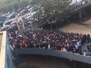 BBNaija2019 auditions obstruct traffic