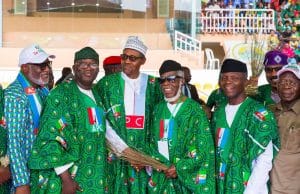 Buhari in Ekiti, says 'fighting corruption in Nigeria  difficult'