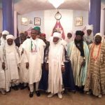 Buhari visits Emir of Ilorin, vows to complete FG projects in Kwara