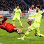 Lyon shares fall after goalless draw with FC Barcelona