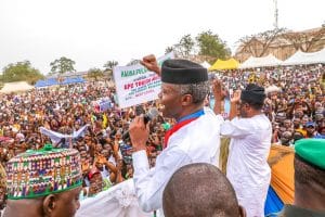 Osinbajo after crash: 'I dey kampe' + photos in Kabba