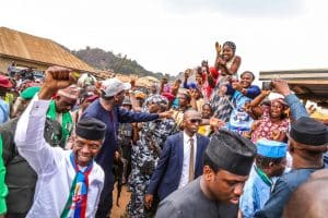 Osinbajo after crash: 'I dey kampe' + photos in Kabba