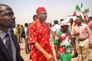 Atiku, PDP leaders in 'show of strength' in Enugu, Ebonyi