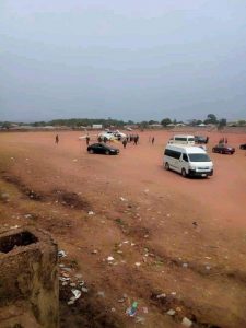 Photos as Osinbajo's helicopter crashlands in Kogi