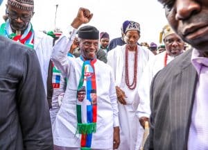 Osinbajo after crash: 'I dey kampe' + photos in Kabba