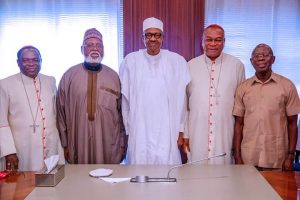 Atiku's threat: Buhari meets Abdulsalami, Kukah, Onaiyekan