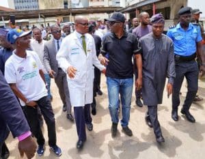 Sanwo-Olu visits collapsed building site, victims, says 'sanctity of building approvals important to  prevent this kind of incident'