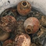 Dozens of WWII grenades found buried under front yard in Indonesia
