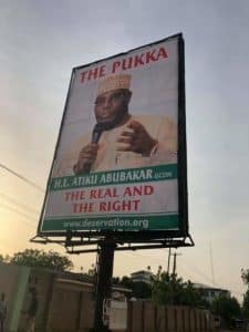 Atiku: I won't allow opponents use 'Pukka' posters to distract me