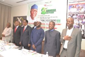 Fayemi: To fix Nigeria's economy, Awolowo's principles must be implemented + faces at Freedom Online Lecture