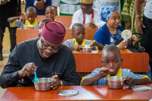 Osinbajo flags off school feeding programme in Ekiti, hails Fayemi on Social Investment programmes
