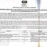 INEC shifts Kogi, Bayelsa governorship polls from Nov 2 to 16