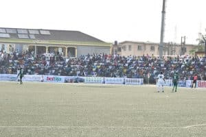 African football legends honour Ambode, testimonial match ends 4-4