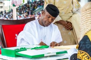 Buhari, Osinbajo sworn-in for second term 