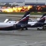 10 injured as landing plane catches fire at Moscow airport