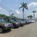 Ikpeazu swears-in Information Commissioner, 17 Transition Committee Chairmen; donates 20 patrol vans to security agencies