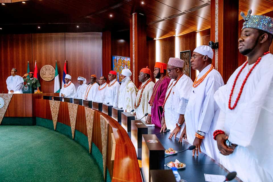 Obaseki/Oshiomhole feud: Oba of Benin, others urge Buhari to intervene