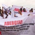 Charly Boy, others lead peaceful protest to Adeboye, want GO to speak up because 'we are tired of killings in Nigeria'