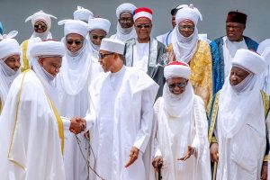 Buhari meets Northern monarchs, says 'to tackle insecurity, CCTVs will be installed on highways, more policemen to be recruited'