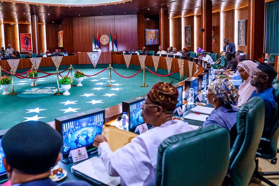 Buhari presides over FEC as NEMA, EFCC, others make presentations