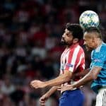 Soccer Football - Champions League - Group D - Atletico Madrid v Juventus - Wanda Metropolitano, Madrid, Spain - September 18, 2019  Atletico Madrid's Diego Costa in action with Juventus' Alex Sandro   REUTERS/Susana Vera
