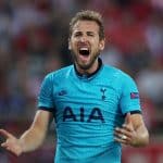 Tottenham Hotspur's Harry Kane reacts during the Champions League Group B match between Olympiacos and Tottenham Hotspur, at Karaiskakis Stadium, in Piraeus, Greece, on September 18, 2019. Photo: Reuters