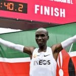 Kenya’s Kipchoge makes history, runs marathon race under two hours