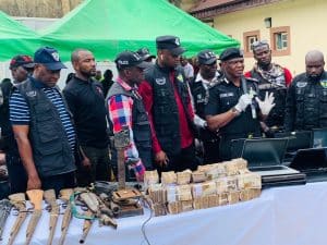 Police parade 81 kidnappers, criminals, recover N10.1m cash