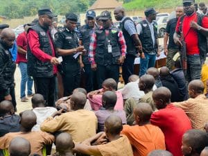 Police parade 81 kidnappers, criminals, recover N10.1m cash