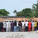 EFCC operatives storm Osogbo, arrest 94 suspected internet fraudsters 'celebrating their loots'