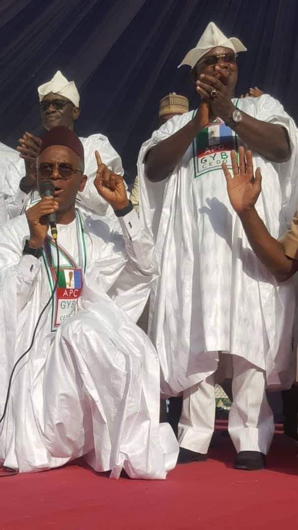 El-Rufai to Kogites: I am on my knees begging, please forgive, reelect Yahaya Bello