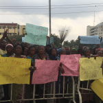 Traders protest demolition of Ikosi/Isheri market in Lagos, attack council chairman