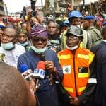 Fire: Sanwo-Olu visits market, sympathises with traders