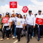 Sanwo-Olu leads walk against domestic, sexual violence
