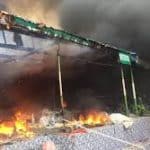 Policeman killed as arsonists burn worship house in Akure; police insist 'body not exhumed from church'