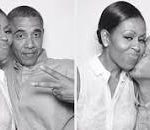 Barack Obama eulogises Michelle at 56