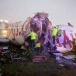 52 injured after plane skids off runway, catches fire in Istanbul