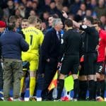 Everton draw with Manchester United after late goal ruled out by VAR