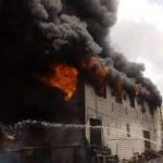 Fire guts Dugbe Market