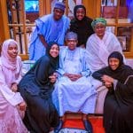 Buhari, Aisha, children, others observe Eid prayer inside Aso Villa
