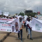 Edo guber: Youths storm major streets in Benin, canvass support for Obaseki’s reelection