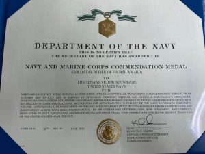 U.S. Navy: Commendation, award as Lt. Agunbiade 'managed millions of dollars with exemplary accountability, zero discrepancies'