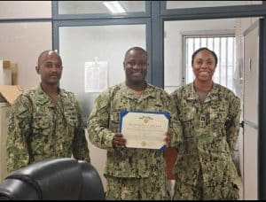U.S. Navy: Commendation, award as Lt. Agunbiade 'managed millions of dollars with exemplary accountability, zero discrepancies'