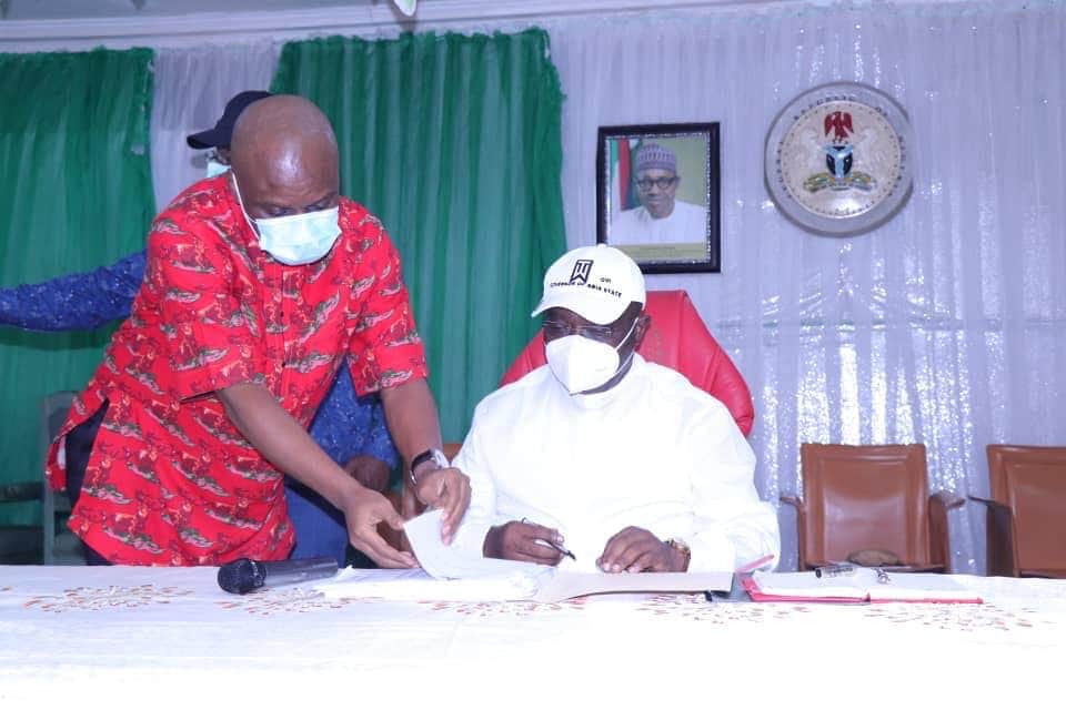 Ikpeazu signs Abia revised 2020 Budget of N102bn, narrates COVID-19 experience