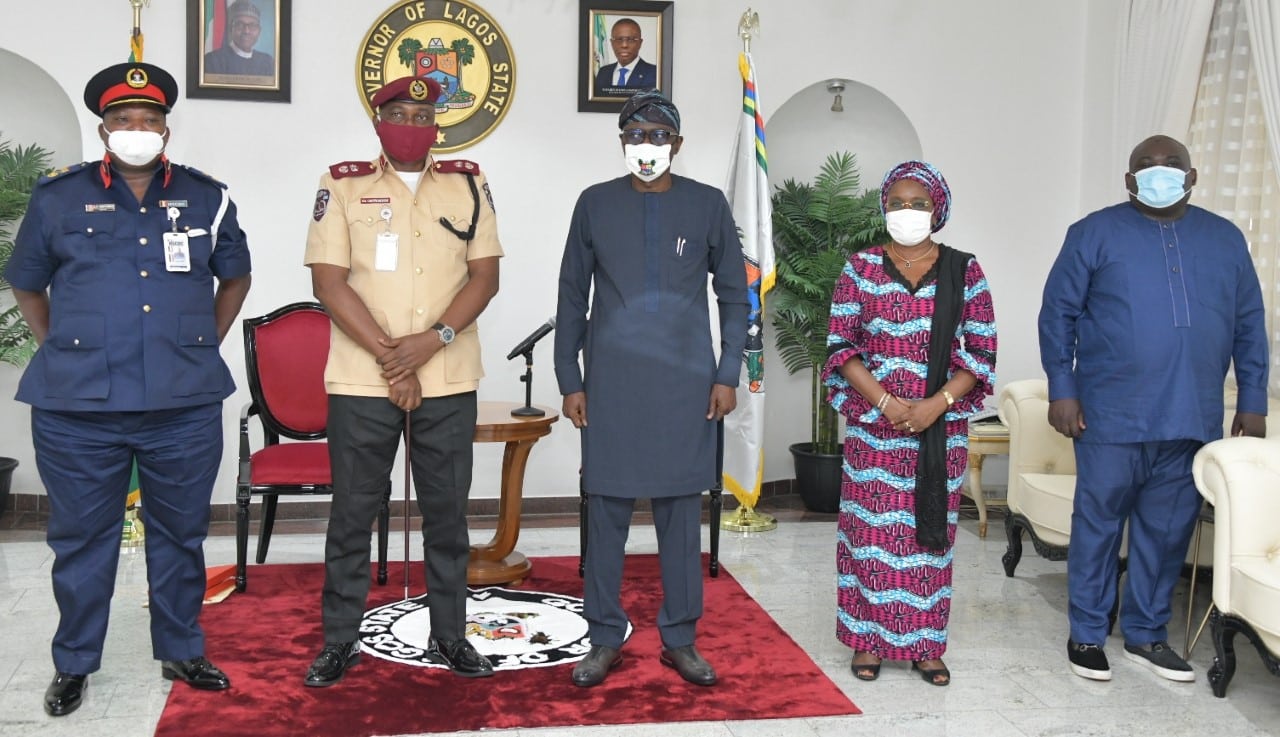 Sanwo-Olu receives FRSC Lagos Commander, says 'pains of Third Mainland Bridge’s closure will be minimal'